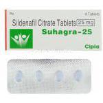 ジェネリック・バイアグラ　スハグラ Suhagra 25 (Cipla)